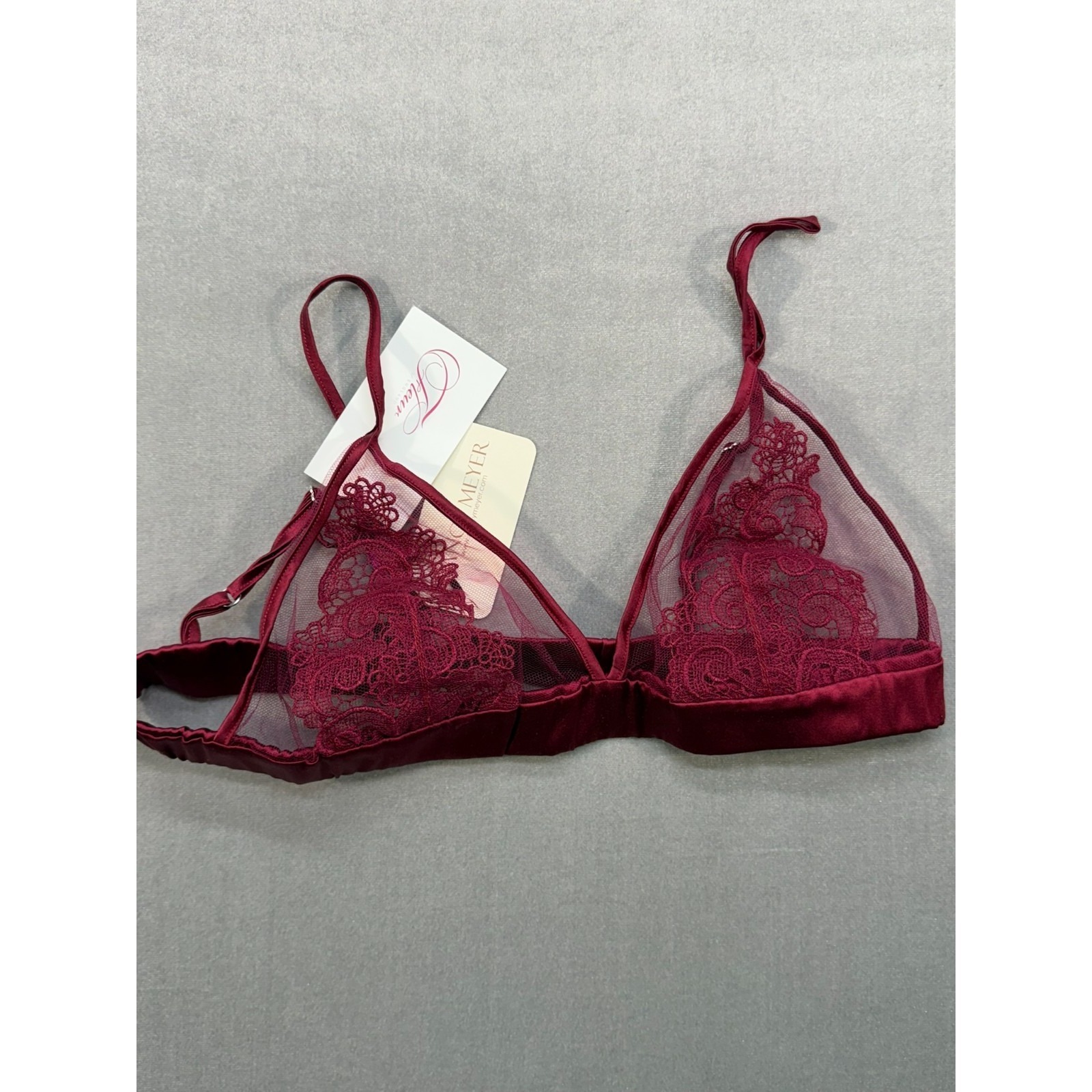 Nwt Fleur Of England Scarlet Boudoir Bra Ft993 Size M — image 2 of 8